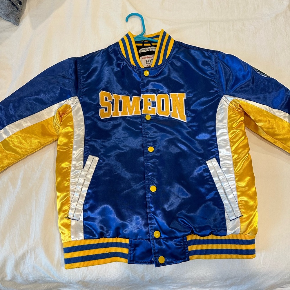 DERRICK ROSE SIMEON HIGH SCHOOL YOUTH SATIN JACKET SIZE Large